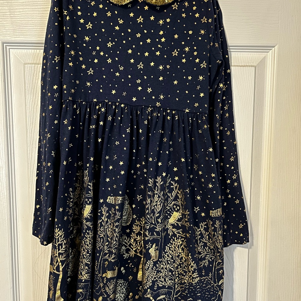 Mini Boden Starry Night Forest Dress
